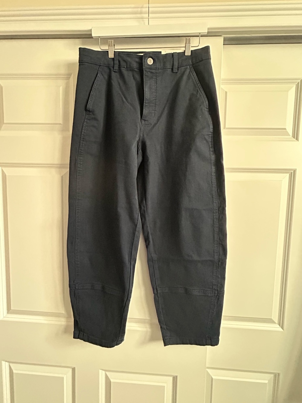 Everlane Dark Navy Utility Barrel Leg Jeans